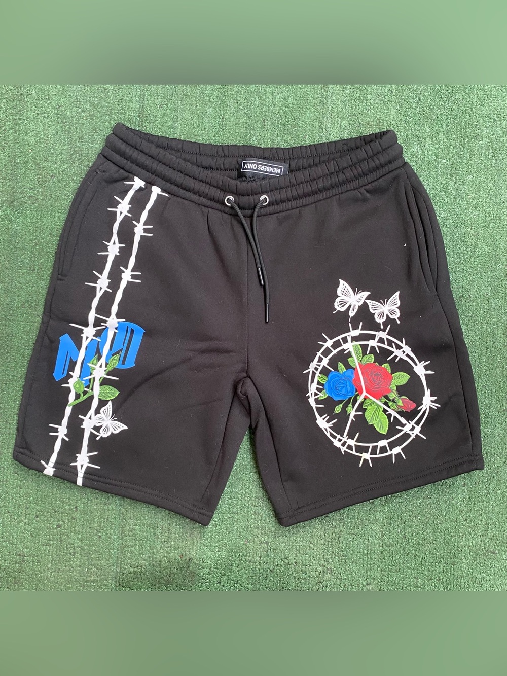 Members Only Black Shorts